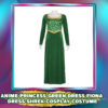 Anime Princess Fiona Green Dress: Shrek Cosplay Costume