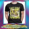 Can't Today I'm Swamped T-Shirt: Shrek's Men Vintage Cotton Tee