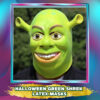 Halloween Green Shrek Latex Masks: Cosplay Party Mask