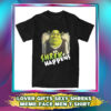 Lover Gifts Sexy Shreks Meme Face T-Shirt: Men's Cotton Tee, Short Sleeve