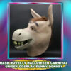 Animal Mask Donkey Headgear: Halloween Carnival Latex Cosplay Mask