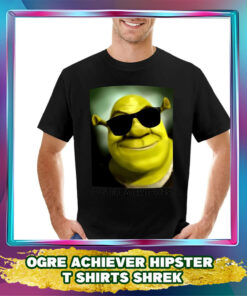 Shrek Ogre Achiever T-Shirt: Plus Size Boys' Animal Print Funny Tee