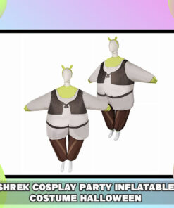 Shrek Cosplay Party Inflatable Costume: Halloween Carnival Adult Suit