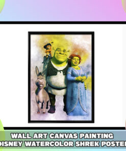 Shrek Poster Prints: Wall Art Canvas Painting, Kids' Room Decor